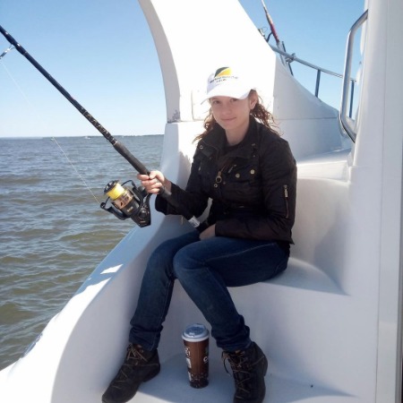 Mackenzie Rosman on Boat. 